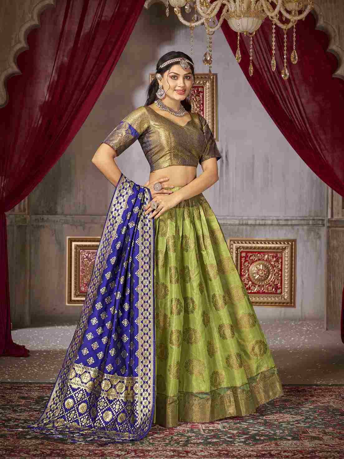 Sakshi By Fashid Wholesale 01 To 07 Series Beautiful Colorful Fancy Wedding Collection Occasional Wear & Party Wear Jacquard Silk Lehengas At Wholesale Price