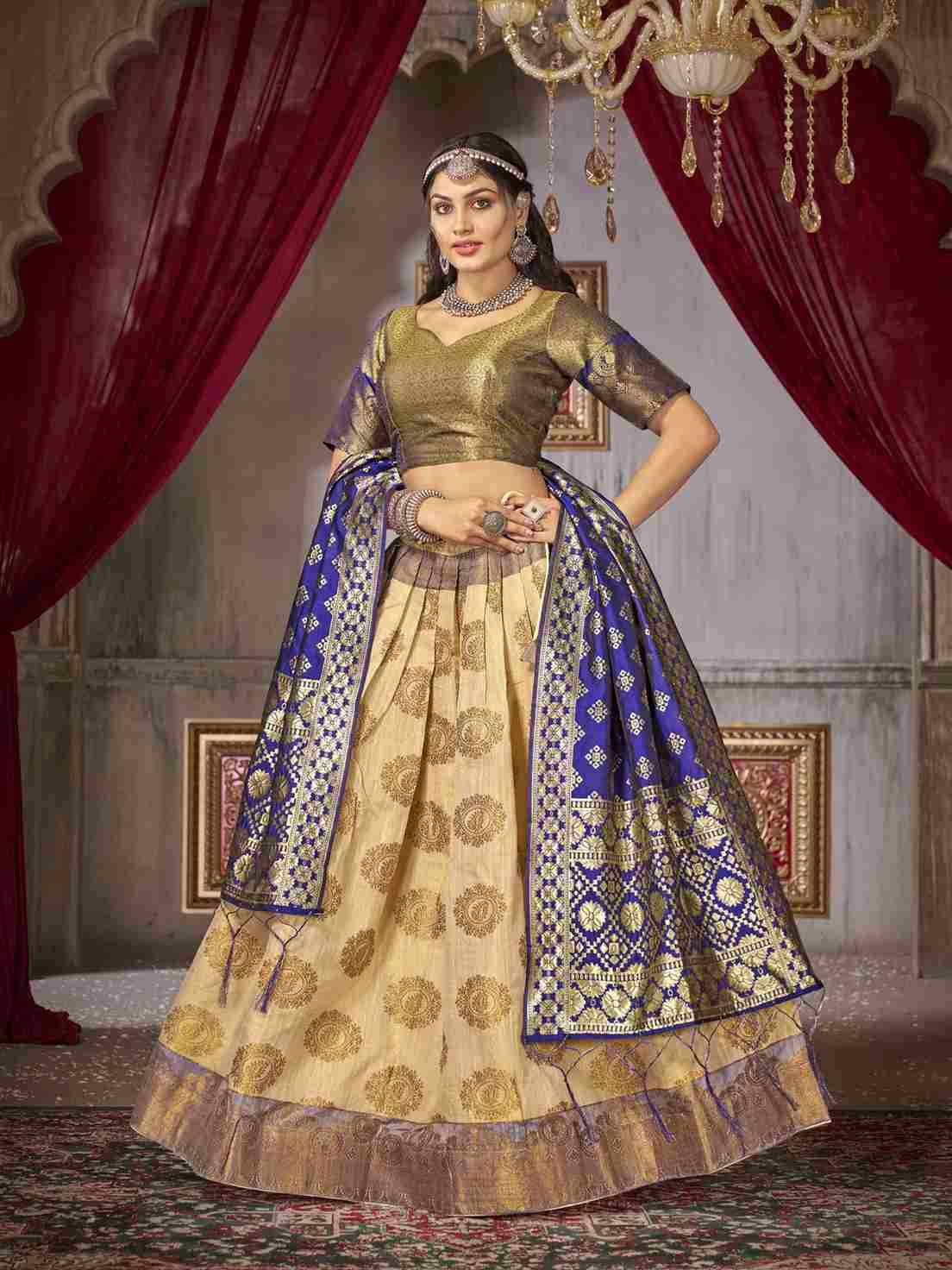 Sakshi By Fashid Wholesale 01 To 07 Series Beautiful Colorful Fancy Wedding Collection Occasional Wear & Party Wear Jacquard Silk Lehengas At Wholesale Price