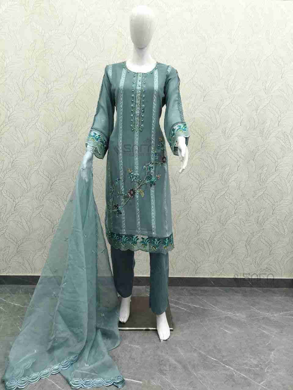 Safa 1182 Colours By Safa Fashion 1182-A To 1182-C Series Beautiful Stylish Pakistani Suits Fancy Colorful Casual Wear & Ethnic Wear & Ready To Wear Heavy Georgette Embroidered Dresses At Wholesale Price