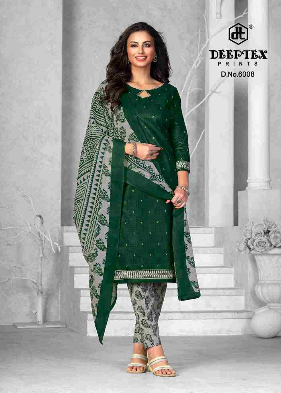 Aaliza Vol-6 By Deeptex 6001 To 6010 Series Beautiful Pakistani Suits Stylish Fancy Colorful Casual Wear & Ethnic Wear Heavy Cotton Print Dresses At Wholesale Price