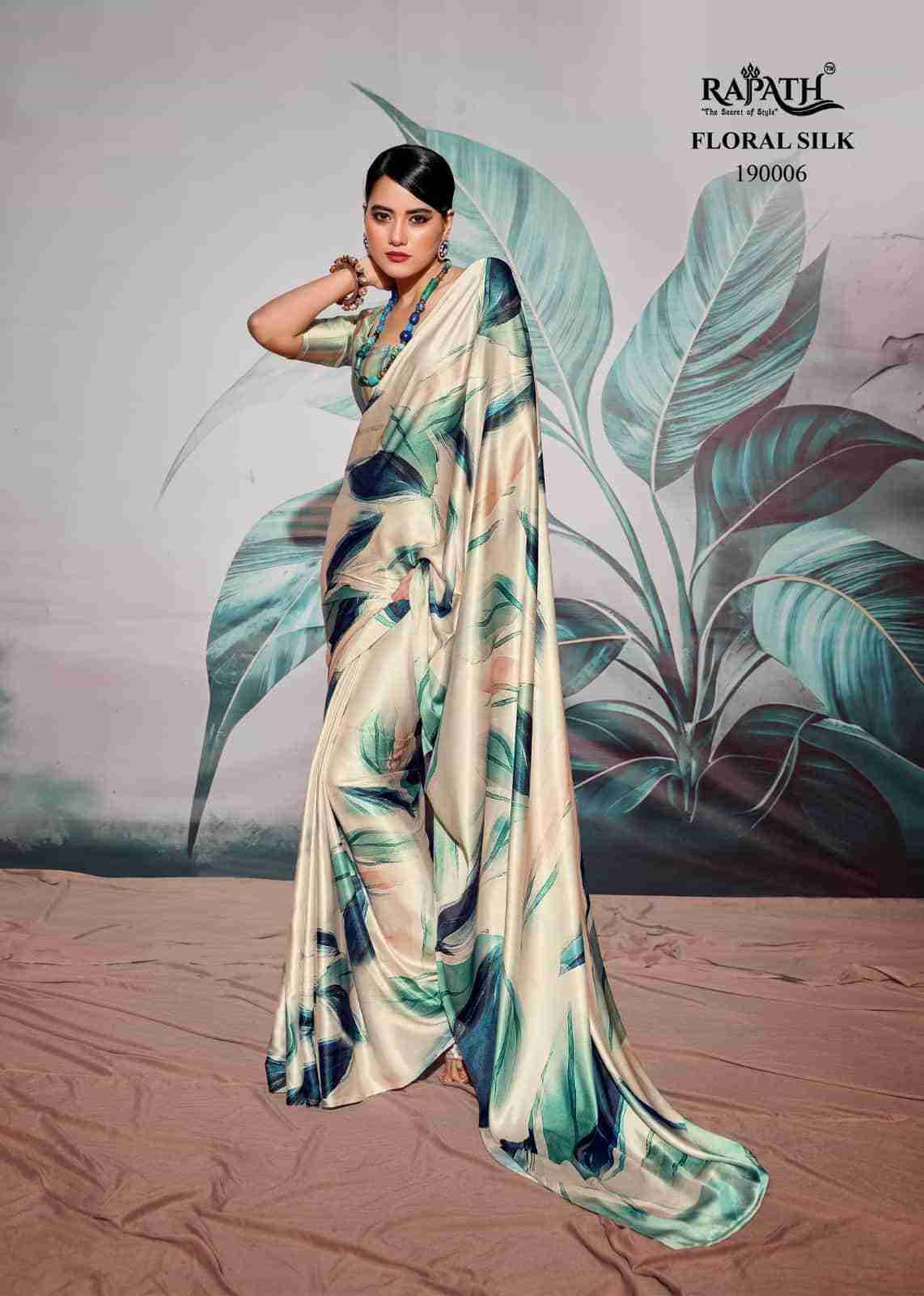 Patang By Rajpath 190001 To 190008 Series Indian Traditional Wear Collection Beautiful Stylish Fancy Colorful Party Wear & Occasional Wear Crepe Satin Sarees At Wholesale Price