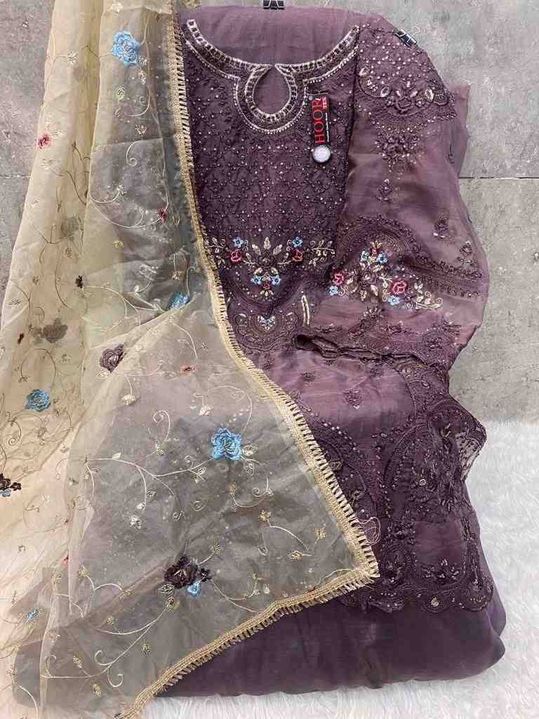 Hoor Tex Hit Design OR-24 Colours By Hoor Tex OR-24-A To OR-24-E Series Designer Pakistani Suits Collection Beautiful Stylish Fancy Colorful Party Wear & Occasional Wear Dull Organza Dresses At Wholesale Price