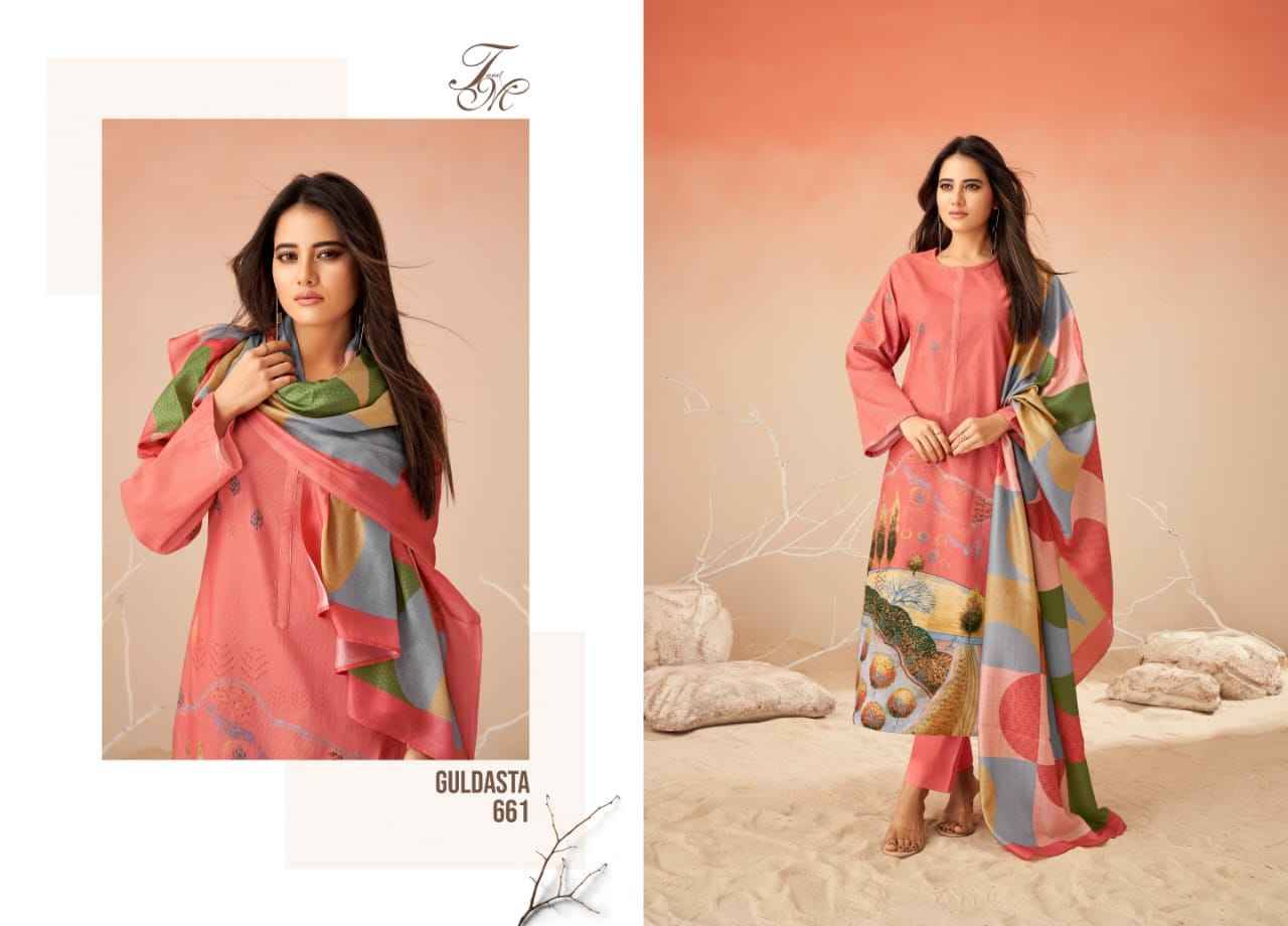 Guldasta By T And M Designer Studio Beautiful Festive Suits Colorful Stylish Fancy Casual Wear & Ethnic Wear Pure Viscose Embroidered Dresses At Wholesale Price