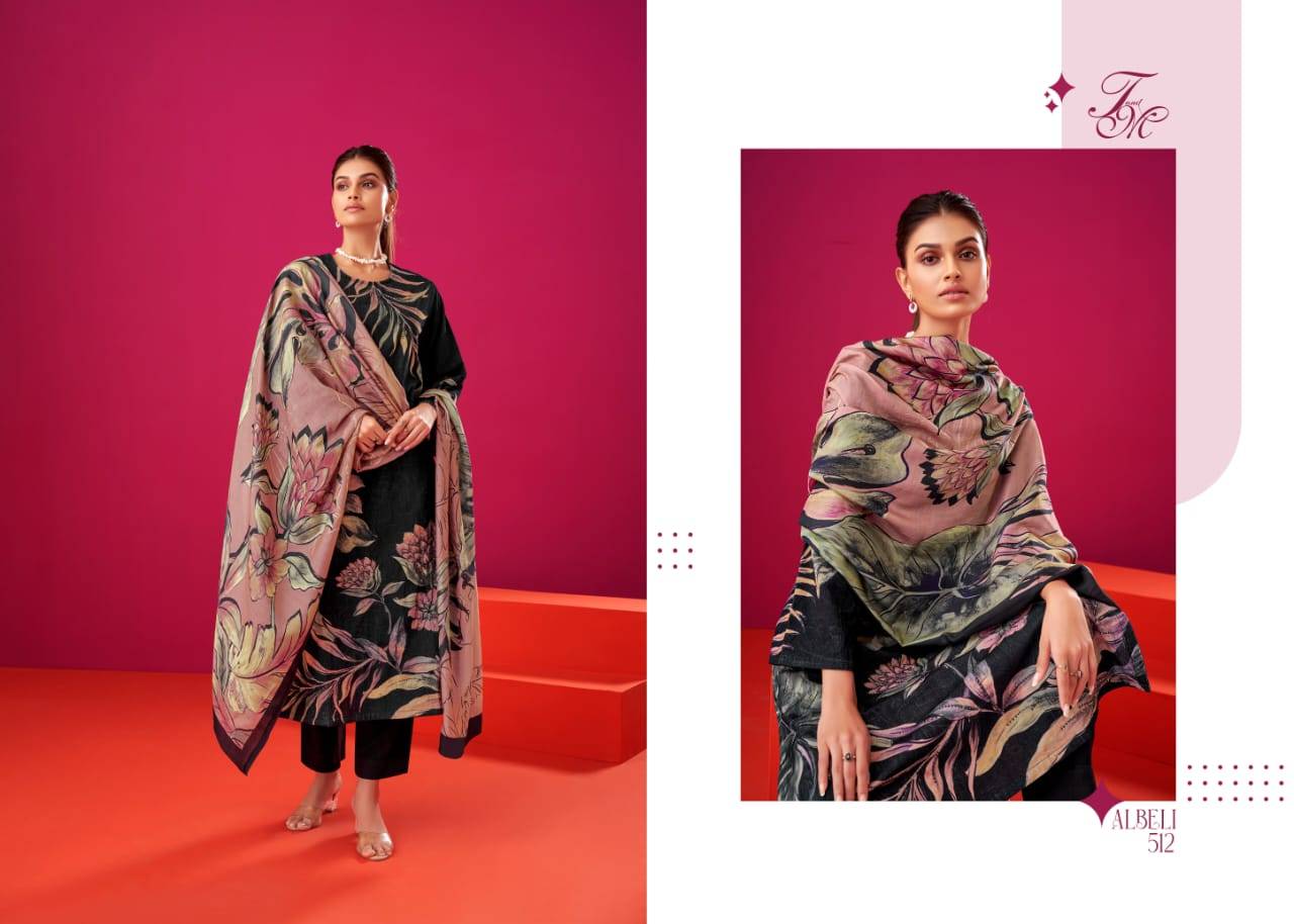 Albeli By T And M Designer Studio Beautiful Festive Suits Colorful Stylish Fancy Casual Wear & Ethnic Wear Pure Viscose Embroidered Dresses At Wholesale Price