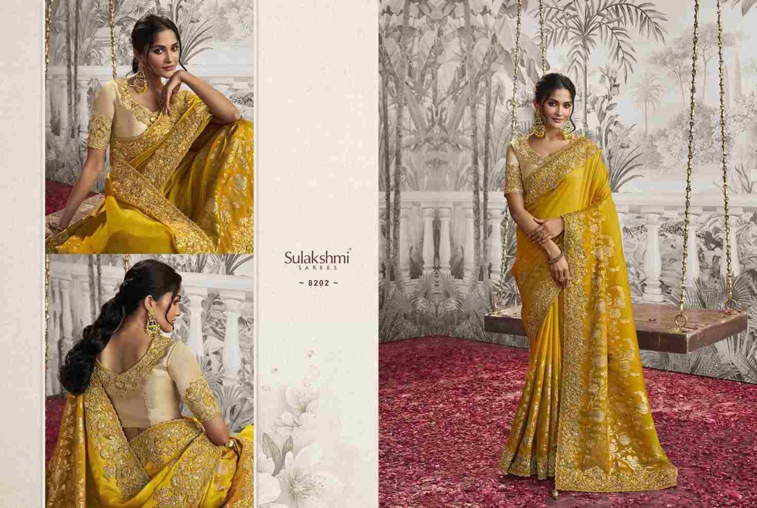 Noor By Sulakshmi 8201 To 8214 Series Indian Traditional Wear Collection Beautiful Stylish Fancy Colorful Party Wear & Occasional Wear Silk Sarees At Wholesale Price