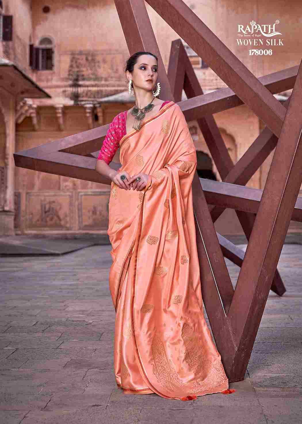 Neha Silk By Rajpath 178001 To 178006 Series Indian Traditional Wear Collection Beautiful Stylish Fancy Colorful Party Wear & Occasional Wear Pure Satin Silk Sarees At Wholesale Price