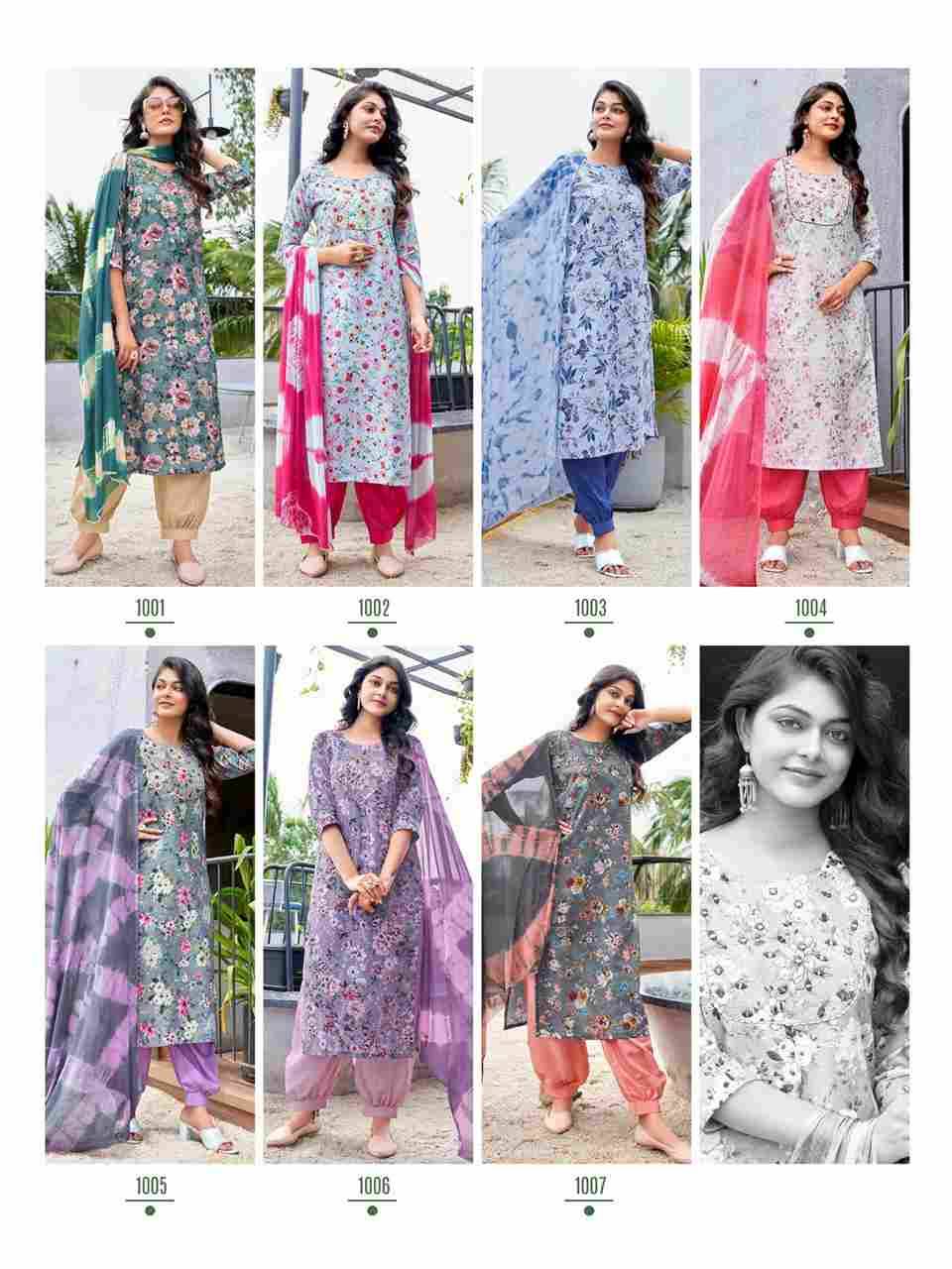 Sofiya By Parra Studio 1001 To 1007 Series Beautiful Festive Suits Colorful Stylish Fancy Casual Wear & Ethnic Wear Muslin Digital Print Dresses At Wholesale Price