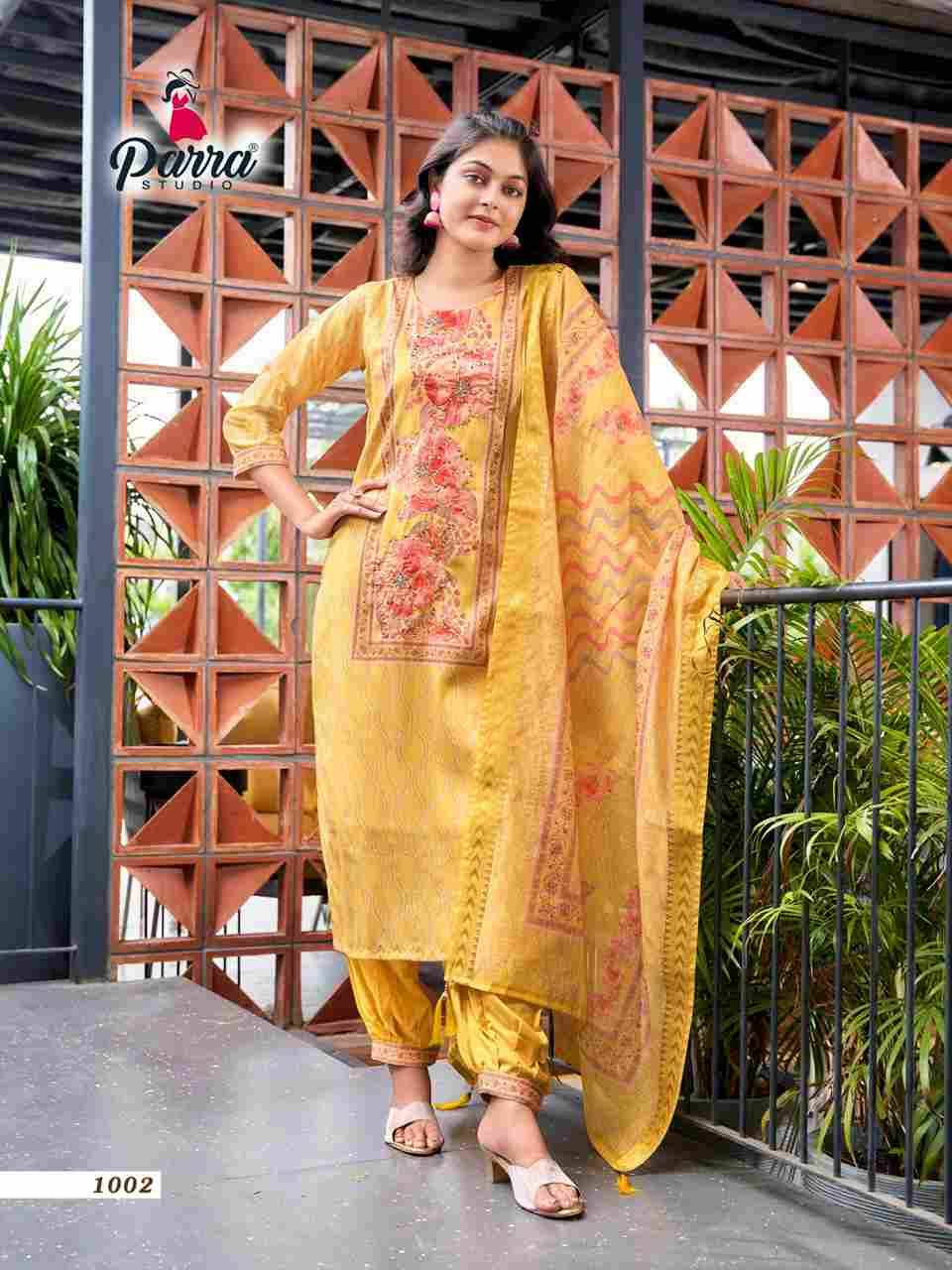 Nirwa By Parra Studio 1001 To 1006 Series Beautiful Festive Suits Colorful Stylish Fancy Casual Wear & Ethnic Wear Muslin Digital Print Dresses At Wholesale Price