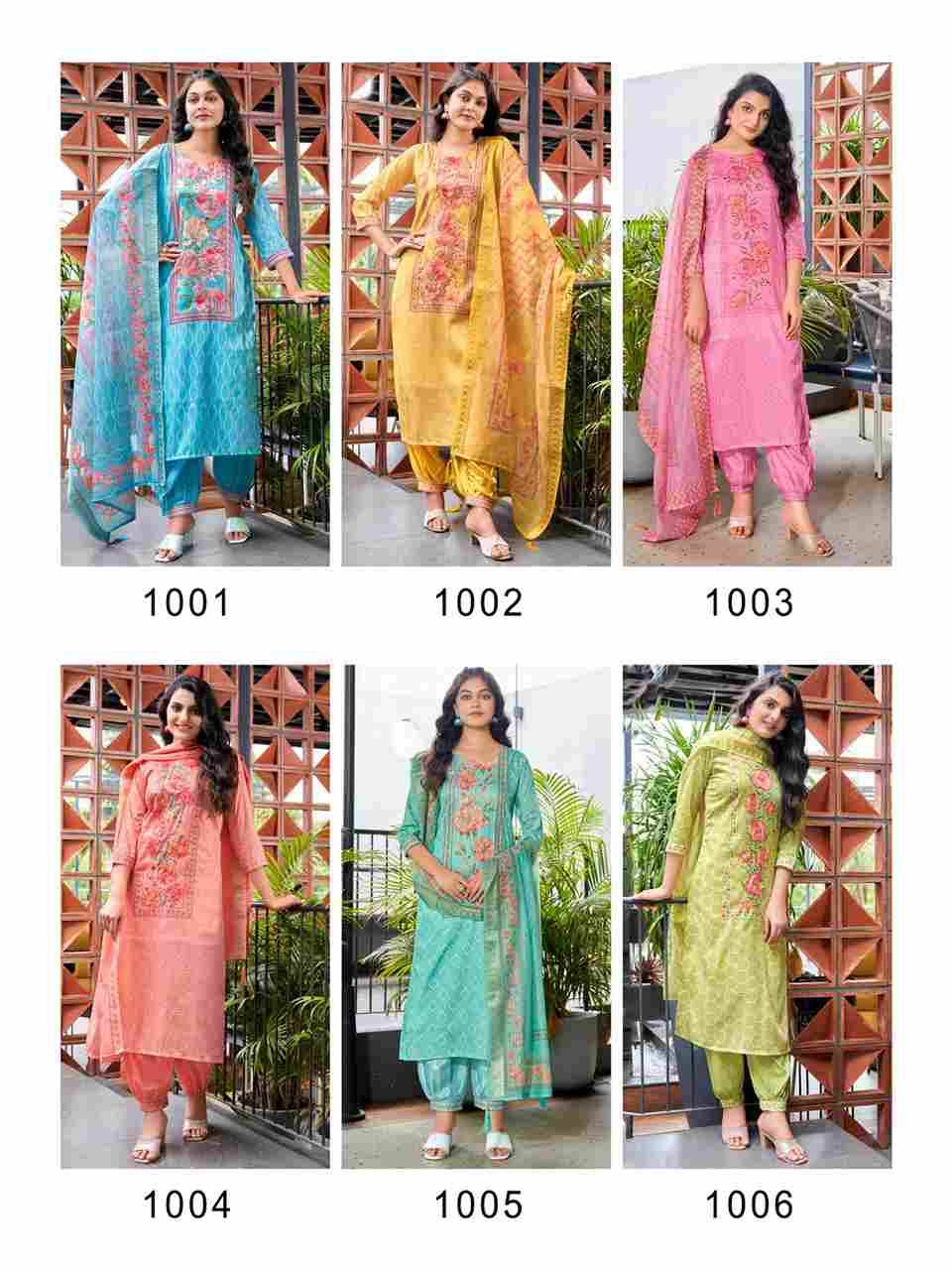 Nirwa By Parra Studio 1001 To 1006 Series Beautiful Festive Suits Colorful Stylish Fancy Casual Wear & Ethnic Wear Muslin Digital Print Dresses At Wholesale Price