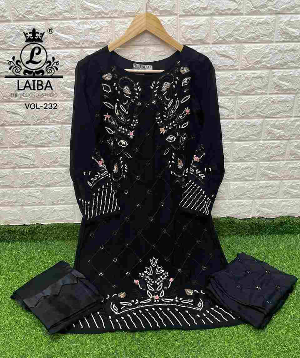 AM Vol-232 By Laiba 01 To 04 Series Beautiful Pakistani Suits Stylish Fancy Colorful Party Wear & Occasional Wear Pure Georgette Embroidered Dresses At Wholesale Price