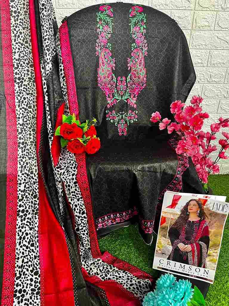 Crimson Hit Design 101 By Jade Beautiful Pakistani Suits Stylish Fancy Colorful Party Wear & Occasional Wear Pure Lawn Embroidered Dresses At Wholesale Price