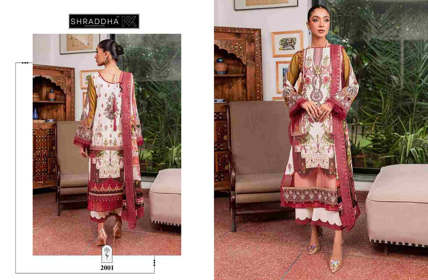 Queen Court Vol-2 By Shraddha Nx 2001 To 2004 Series Beautiful Festive Suits Stylish Fancy Colorful Casual Wear & Ethnic Wear Lawn Cotton Print Dresses At Wholesale Price