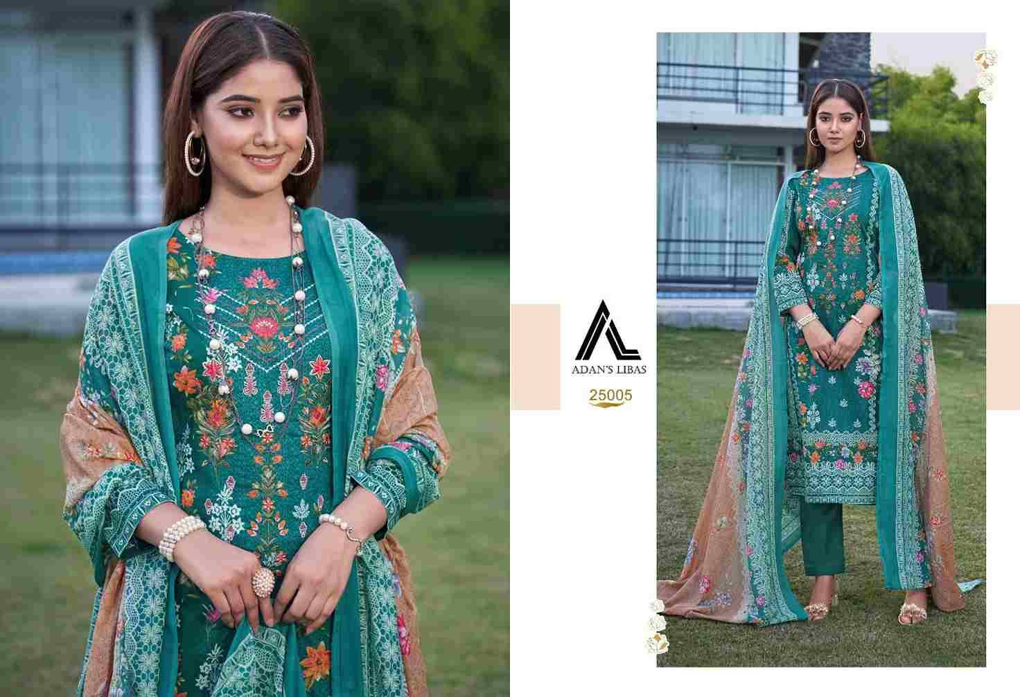 Naira Vol-25 By Adans Libas 25001 To 25008 Series Beautiful Festive Suits Stylish Fancy Colorful Casual Wear & Ethnic Wear Pure Cotton Print Dresses At Wholesale Price