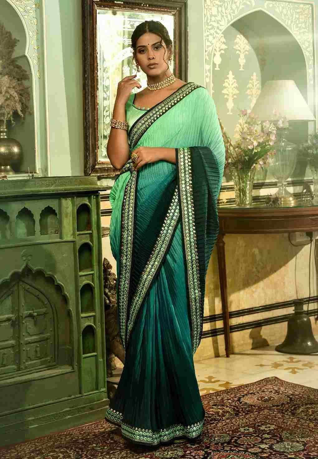 Maniya By Fashid Wholesale 01 To 07 Series Indian Traditional Wear Collection Beautiful Stylish Fancy Colorful Party Wear & Occasional Wear Chinnon Silk Sarees At Wholesale Price