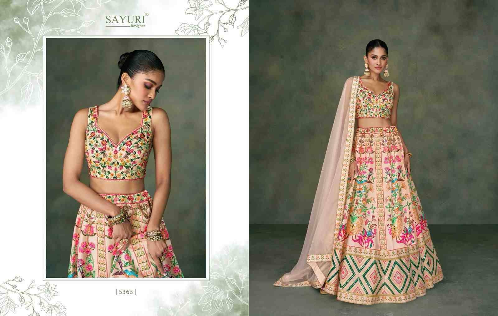 Odhani By Sayuri 5363 To 5365 Series Beautiful Colorful Fancy Wedding Collection Occasional Wear & Party Wear Silk Lehengas At Wholesale Price