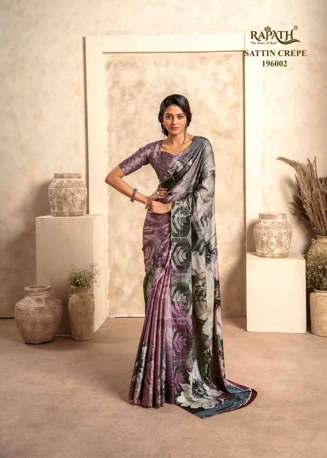 The Winter Lover By Rajpath 196001 To 196006 Series Indian Traditional Wear Collection Beautiful Stylish Fancy Colorful Party Wear & Occasional Wear Satin Silk Sarees At Wholesale Price