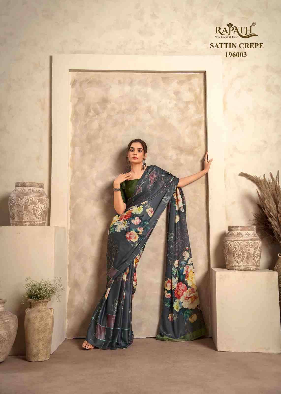 The Winter Lover By Rajpath 196001 To 196006 Series Indian Traditional Wear Collection Beautiful Stylish Fancy Colorful Party Wear & Occasional Wear Satin Silk Sarees At Wholesale Price