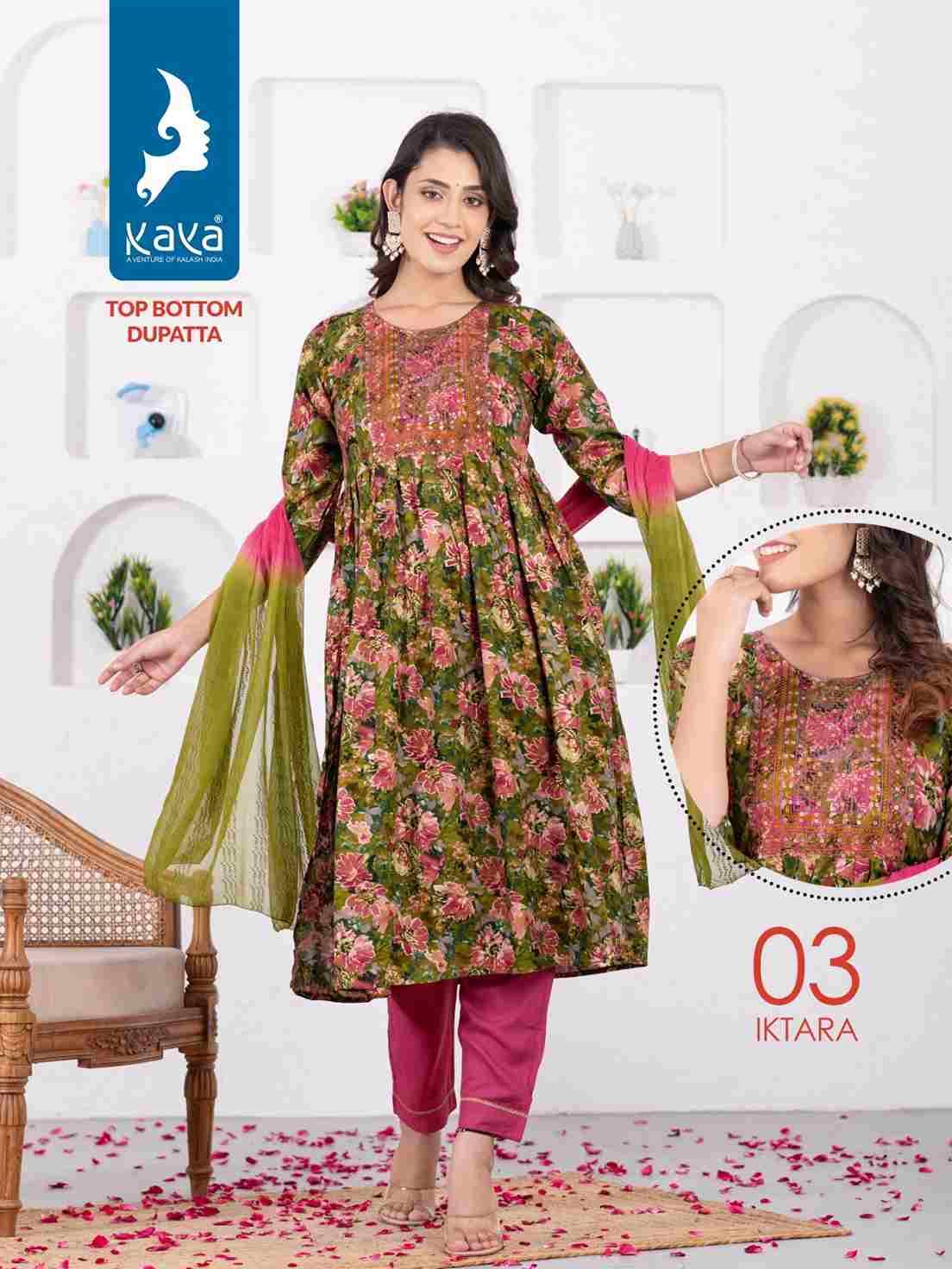 Iktara By Kaya 01 To 08 Series Beautiful Festive Suits Stylish Fancy Colorful Party Wear & Occasional Wear Rayon Dresses At Wholesale Price