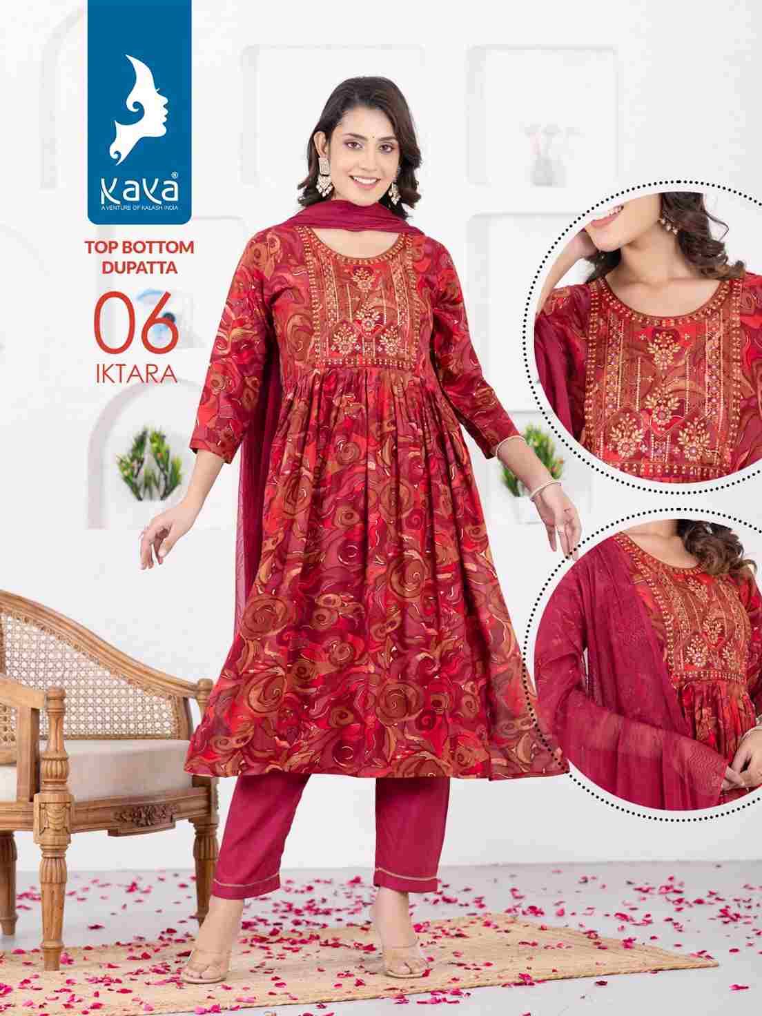 Iktara By Kaya 01 To 08 Series Beautiful Festive Suits Stylish Fancy Colorful Party Wear & Occasional Wear Rayon Dresses At Wholesale Price