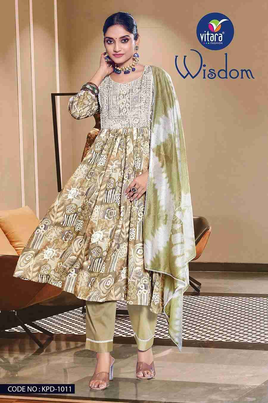 Wisdom By Vitara 1009 To 1012 Series Designer Stylish Fancy Colorful Beautiful Party Wear & Ethnic Wear Collection Rayon Foil Dresses At Wholesale Price