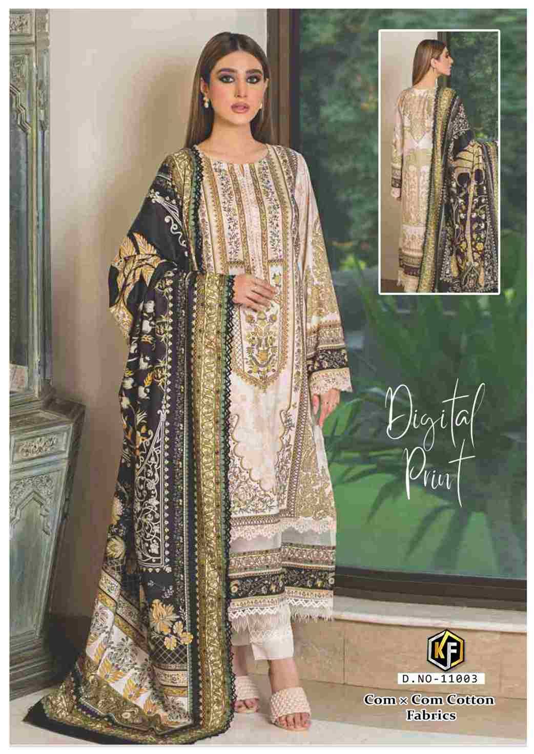 Sobia Nazir Vol-11 By Keval Fab 11001 To 11006 Series Designer Stylish Fancy Colorful Beautiful Party Wear & Ethnic Wear Collection Heavy Cotton Dresses At Wholesale Price