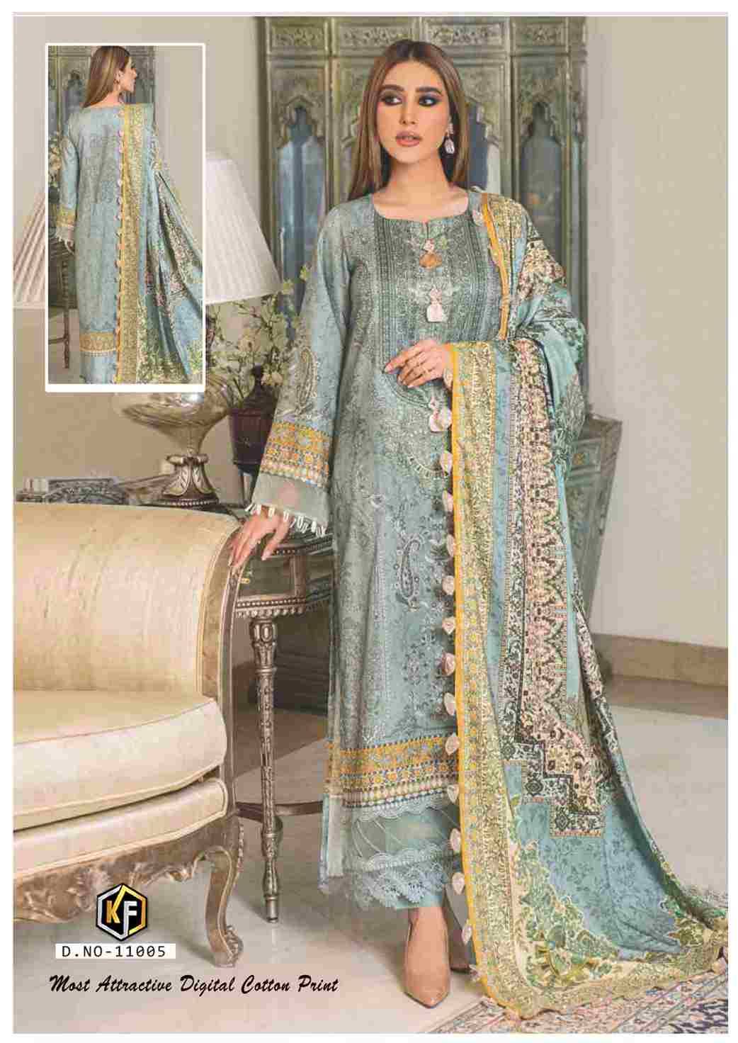 Sobia Nazir Vol-11 By Keval Fab 11001 To 11006 Series Designer Stylish Fancy Colorful Beautiful Party Wear & Ethnic Wear Collection Heavy Cotton Dresses At Wholesale Price