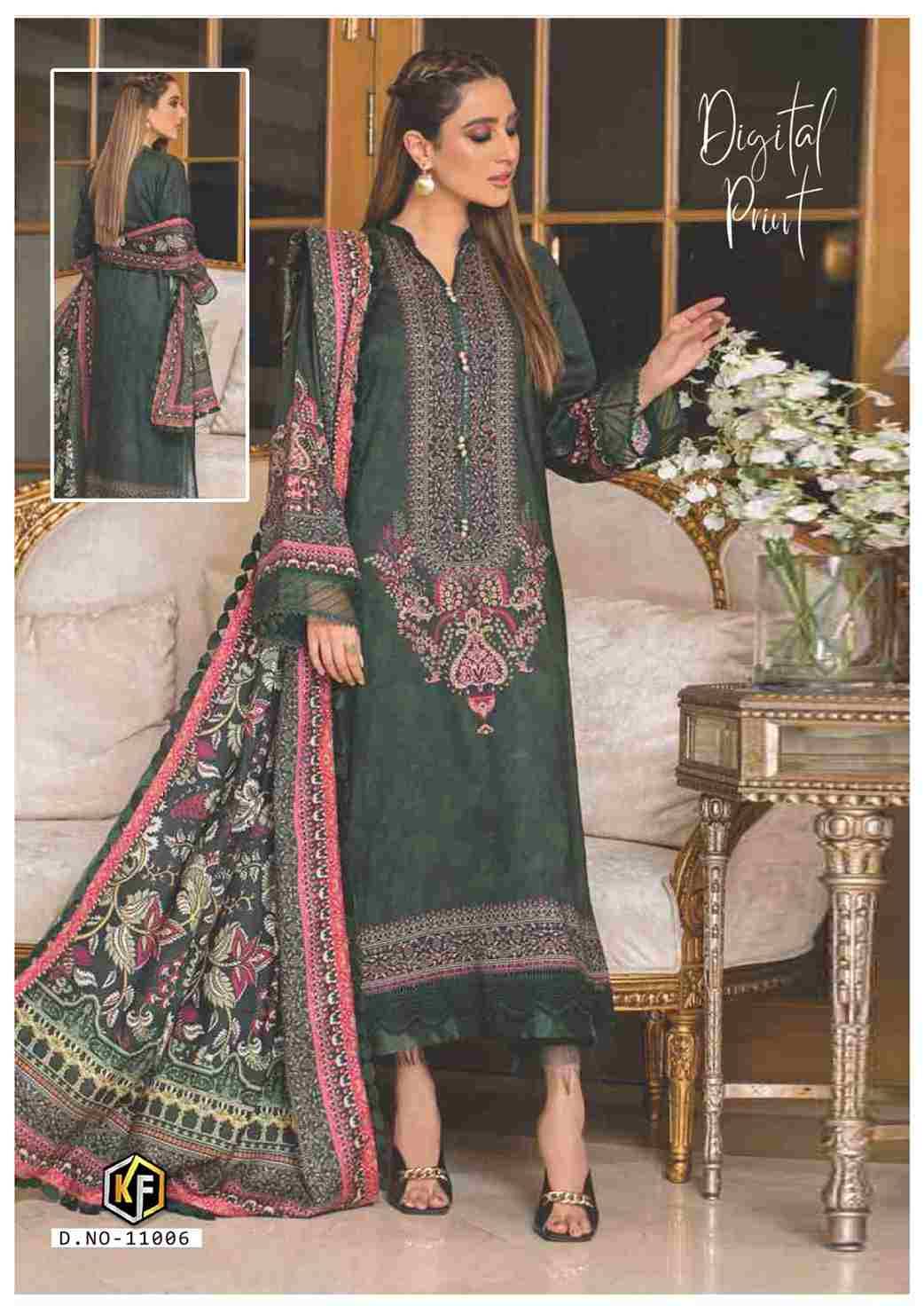 Sobia Nazir Vol-11 By Keval Fab 11001 To 11006 Series Designer Stylish Fancy Colorful Beautiful Party Wear & Ethnic Wear Collection Heavy Cotton Dresses At Wholesale Price