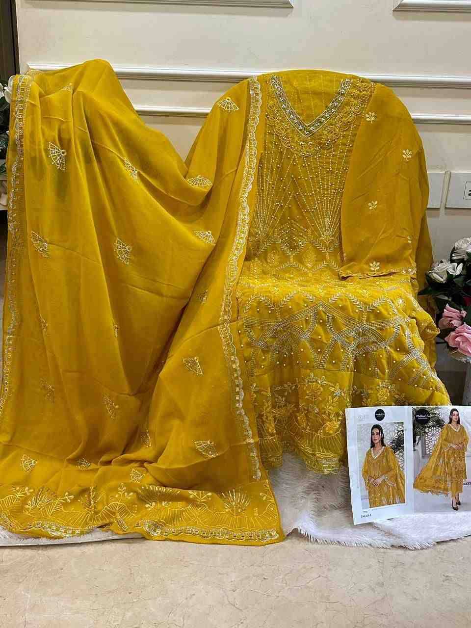 Mehboob Tex Hit Design 1226 Colours By Mehboob Tex 1226-A To 1226-D Series Beautiful Pakistani Suits Colorful Stylish Fancy Casual Wear & Ethnic Wear Georgette Embroidered Dresses At Wholesale Price