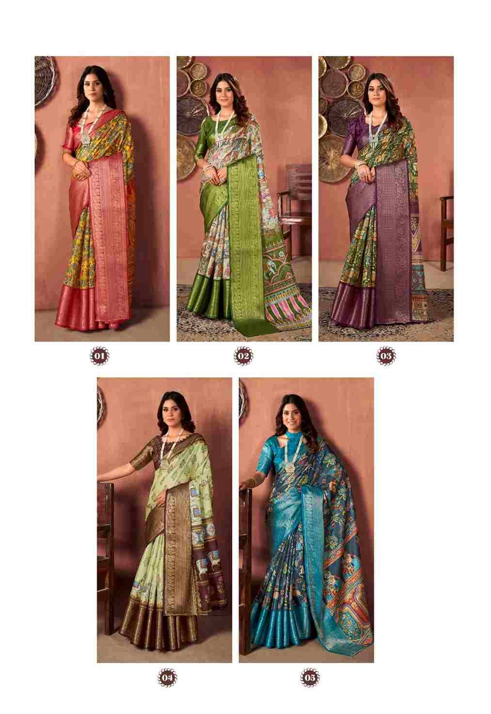 Riwaa By Sr 01 To 10 Series Indian Traditional Wear Collection Beautiful Stylish Fancy Colorful Party Wear & Occasional Wear Kota Checks Sarees At Wholesale Price