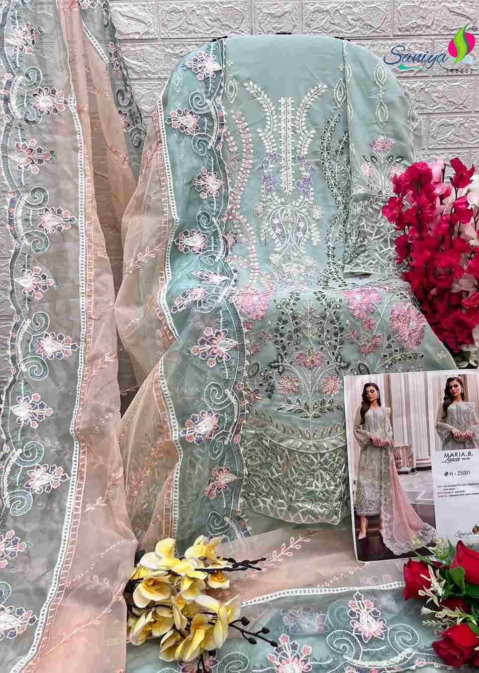 Saniya Trendz Hit Design 25001 By Saniya Trendz Beautiful Pakistani Suits Stylish Fancy Colorful Party Wear & Occasional Wear Faux Georgette Embroidered Dresses At Wholesale Price