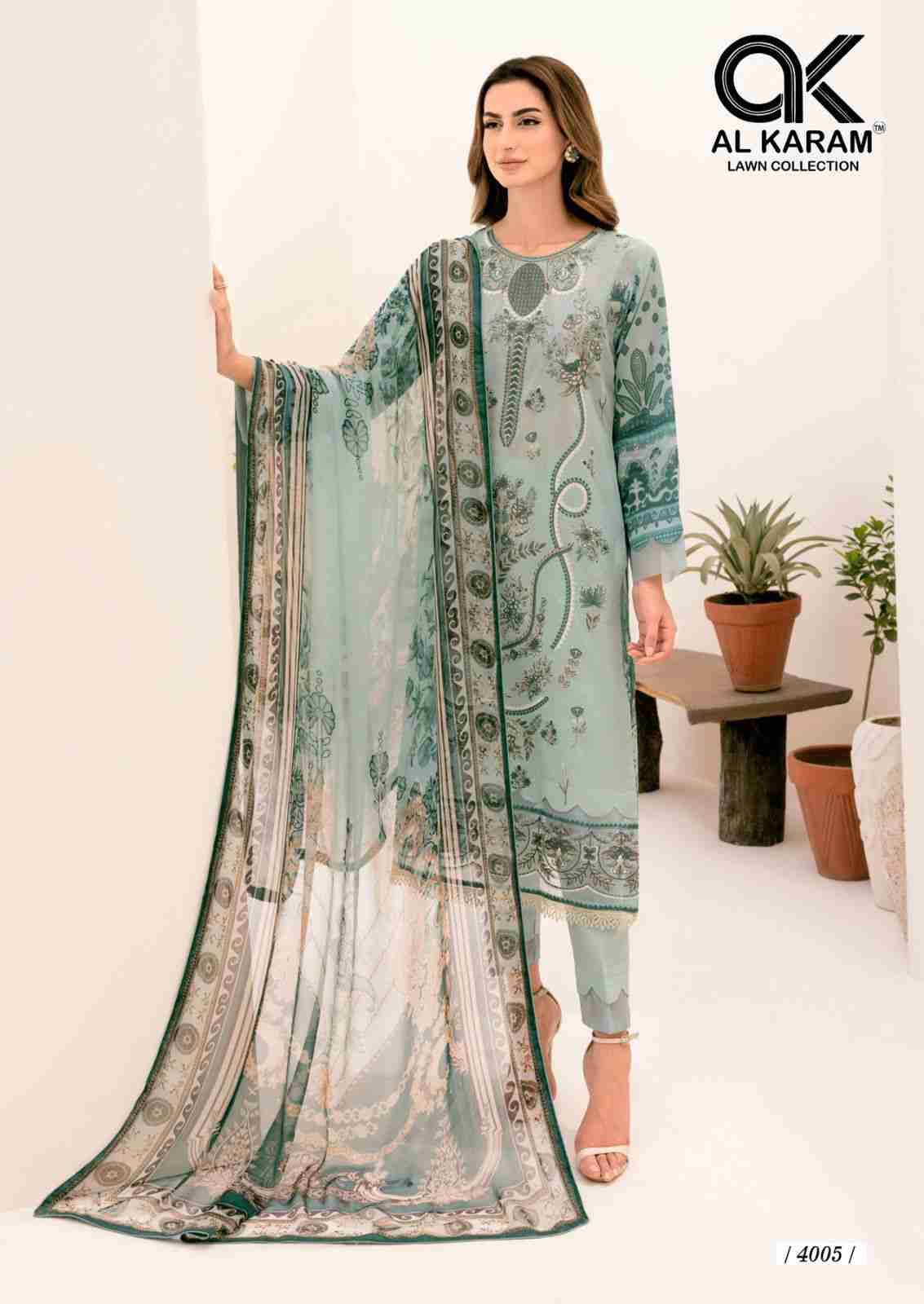 QUEENS COURT VOL4 BY AL KARAM LAWN COLLECTION 4001 TO 4006 SERIES