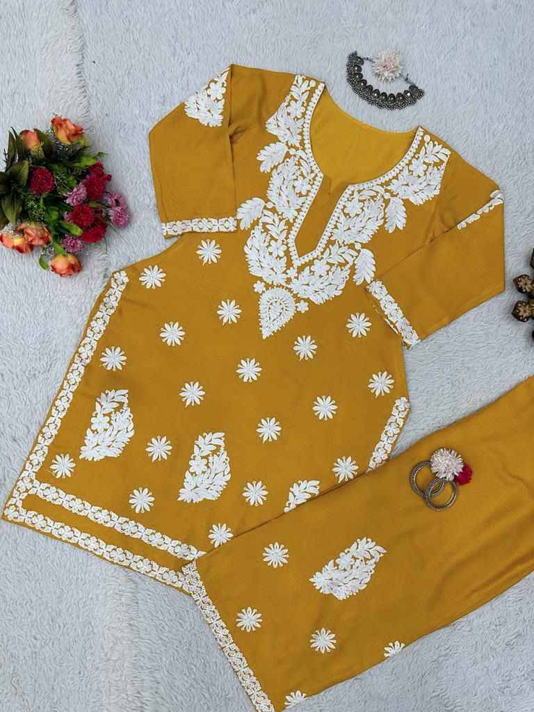 K-1382 By Kaamiri 01 To 03 Series Designer Festive Suits Collection Beautiful Stylish Fancy Colorful Party Wear & Occasional Wear Rayon With Work Kurtis With Bottom At Wholesale Price