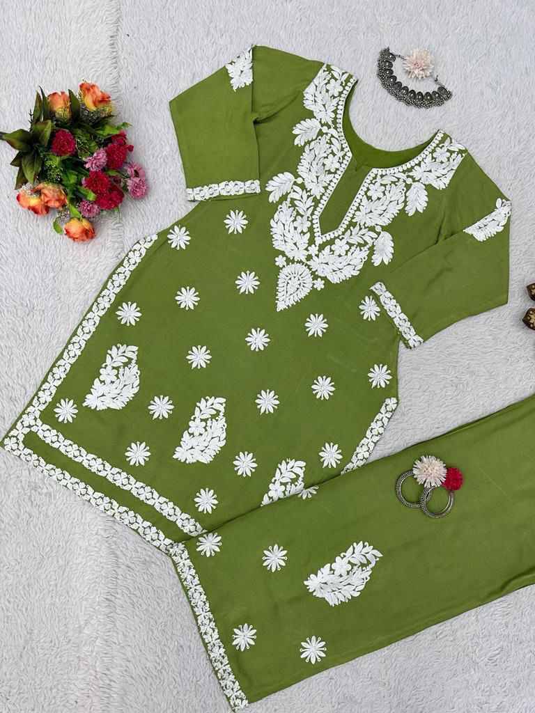 K-1382 By Kaamiri 01 To 03 Series Designer Festive Suits Collection Beautiful Stylish Fancy Colorful Party Wear & Occasional Wear Rayon With Work Kurtis With Bottom At Wholesale Price