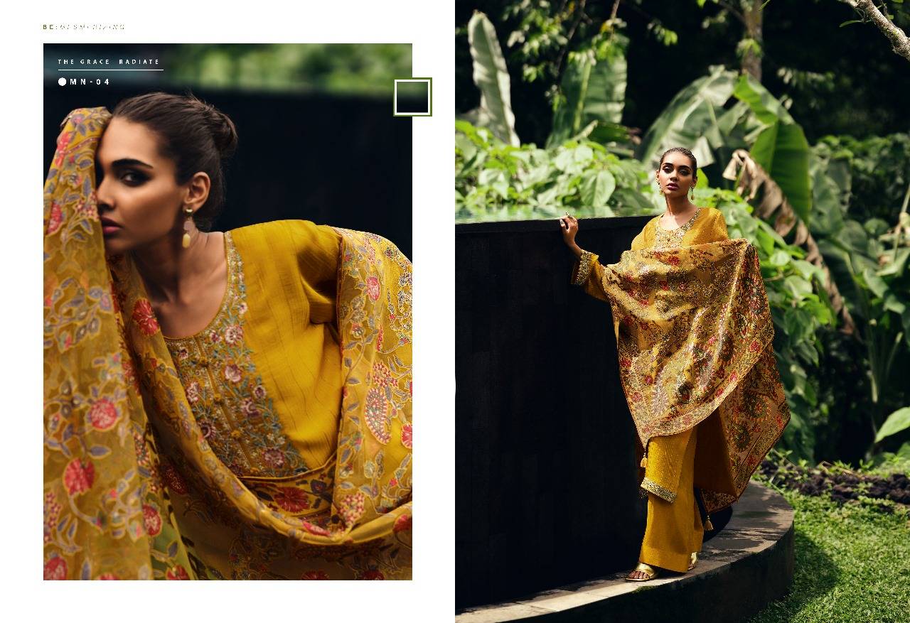 Mahnoor By Varsha 01 To 08 Series Beautiful Festive Suits Colorful Stylish Fancy Casual Wear & Ethnic Wear Muslin Embroidered Dresses At Wholesale Price