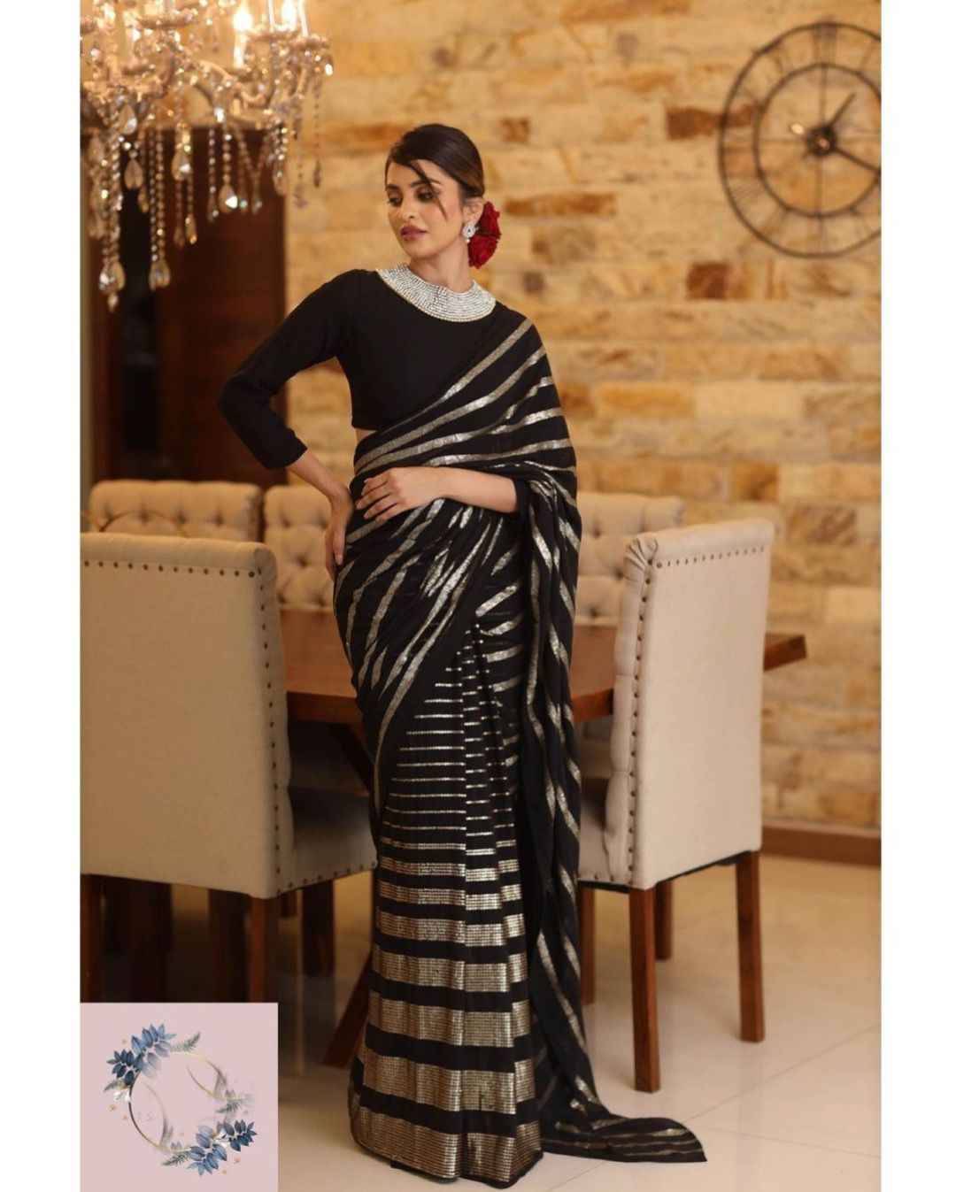 Roopam By Fashid Wholesale Indian Traditional Wear Collection Beautiful Stylish Fancy Colorful Party Wear & Occasional Wear Soft Georgette Sarees At Wholesale Price
