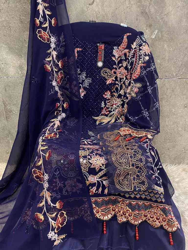 Hoor Tex Hit Design H-146 Colours By Hoor Tex H-146-A To H-146-D Series Designer Pakistani Suits Collection Beautiful Stylish Fancy Colorful Party Wear & Occasional Wear Heavy Georgette Dresses At Wholesale Price