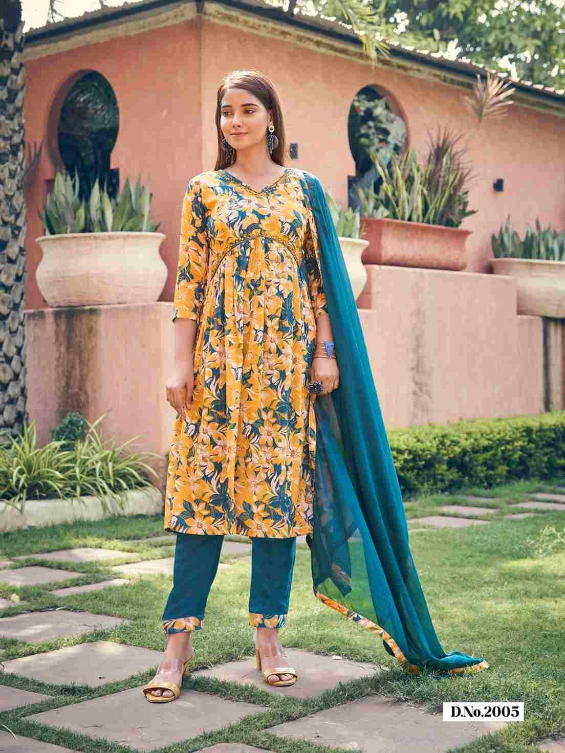 Pasand By Parra Studio 2001 To 2008 Series Beautiful Festive Suits Colorful Stylish Fancy Casual Wear & Ethnic Wear Chinnon Print Dresses At Wholesale Price