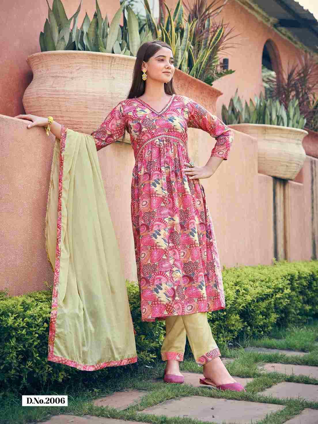 Pasand By Parra Studio 2001 To 2008 Series Beautiful Festive Suits Colorful Stylish Fancy Casual Wear & Ethnic Wear Chinnon Print Dresses At Wholesale Price