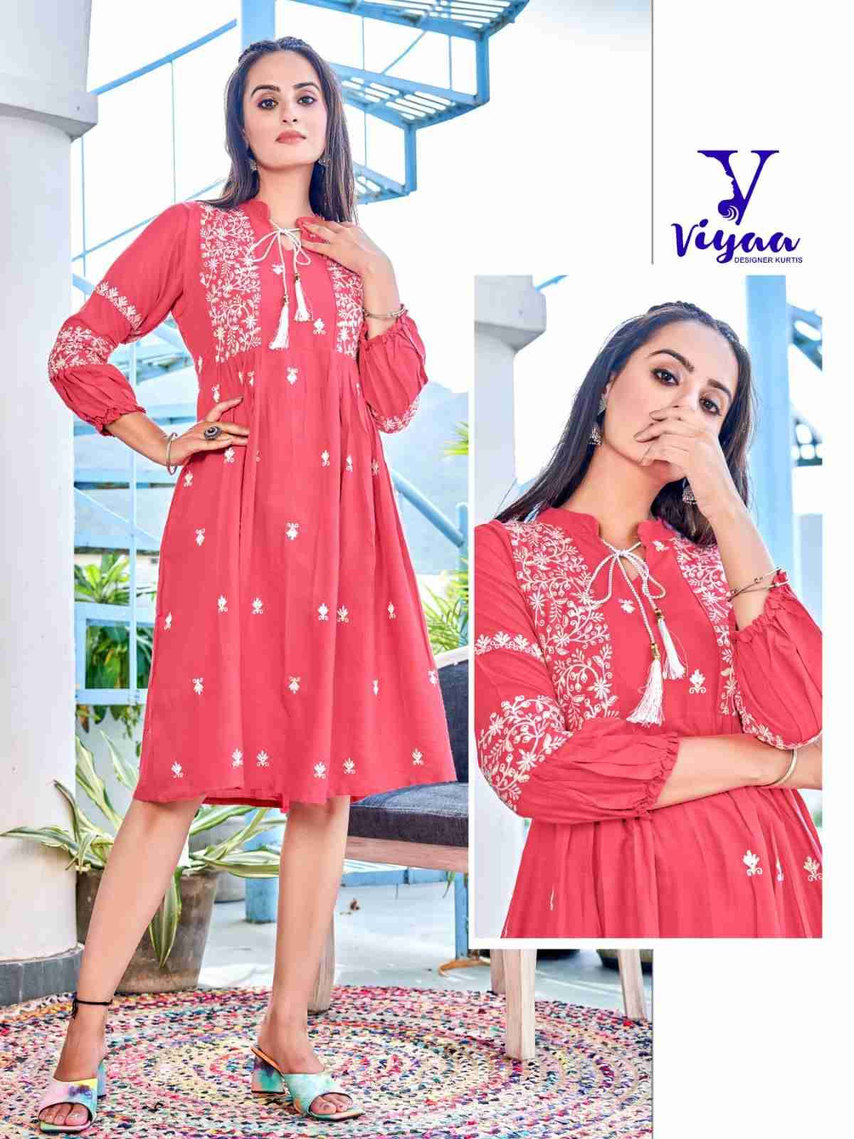 Candy By Viyaa Designer 01 To 08 Series Designer Festive Suits Collection Beautiful Stylish Fancy Colorful Party Wear & Occasional Wear Rayon Slub Kurtis At Wholesale Price