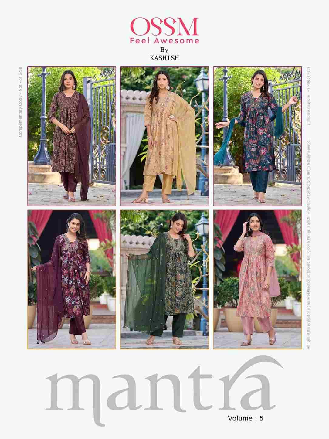Mantra Vol-2 By Ossm 501 To 506 Series Beautiful Stylish Festive Suits Fancy Colorful Casual Wear & Ethnic Wear & Ready To Wear Modal Chanderi Dresses At Wholesale Price
