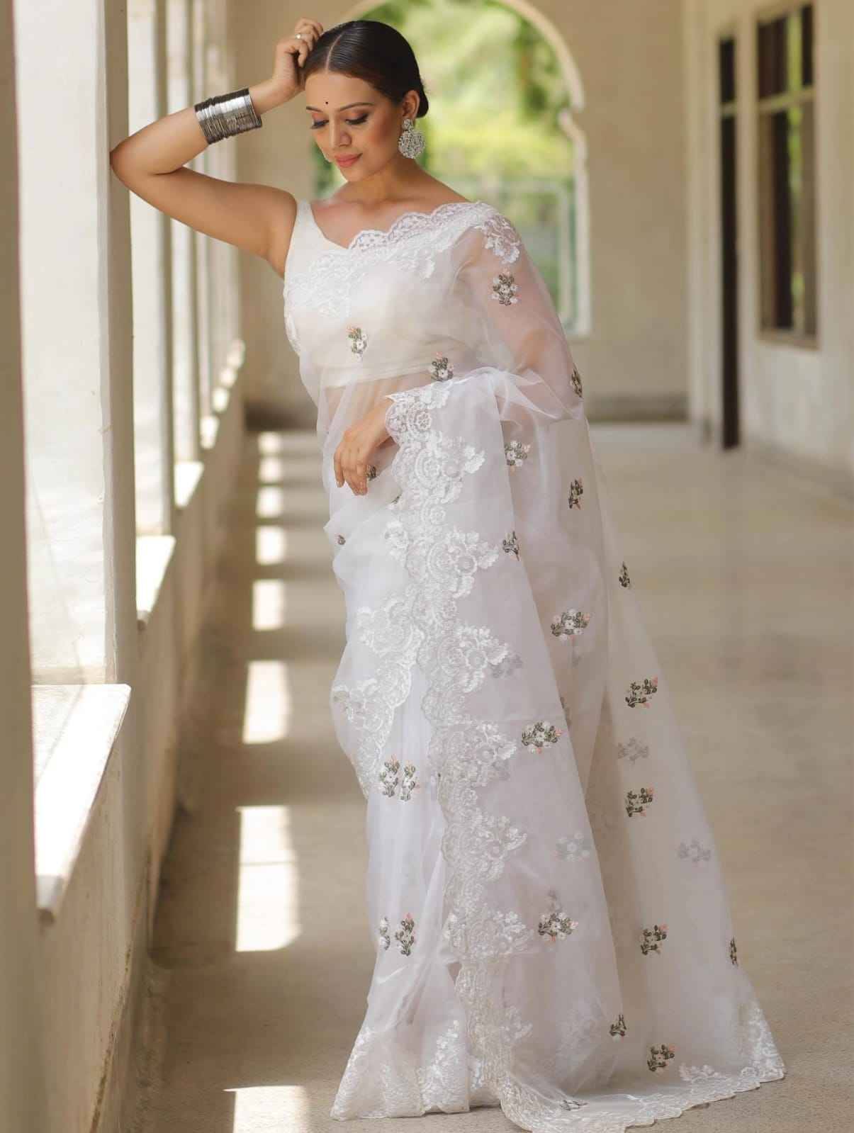 Saraswati Vol-2 By Fashid Wholesale Indian Traditional Wear Collection Beautiful Stylish Fancy Colorful Party Wear & Occasional Wear Organza Sarees At Wholesale Price