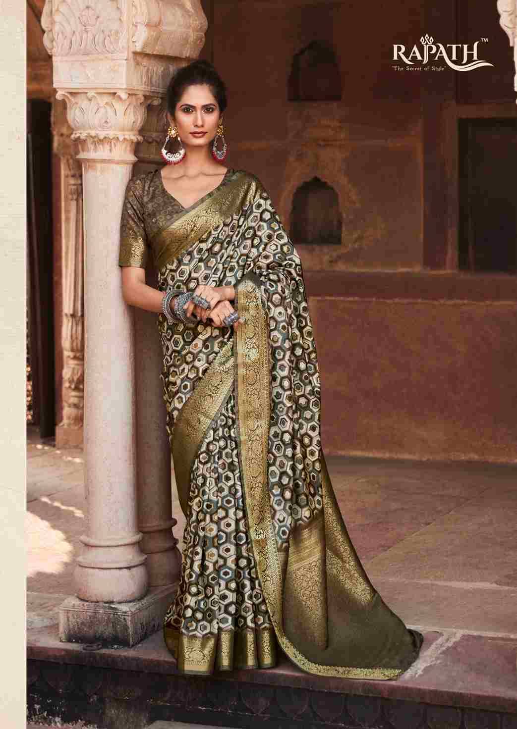 Anshika Silk By Rajpath 240001 To 240008 Series Indian Traditional Wear Collection Beautiful Stylish Fancy Colorful Party Wear & Occasional Wear Handloom Silk Sarees At Wholesale Price