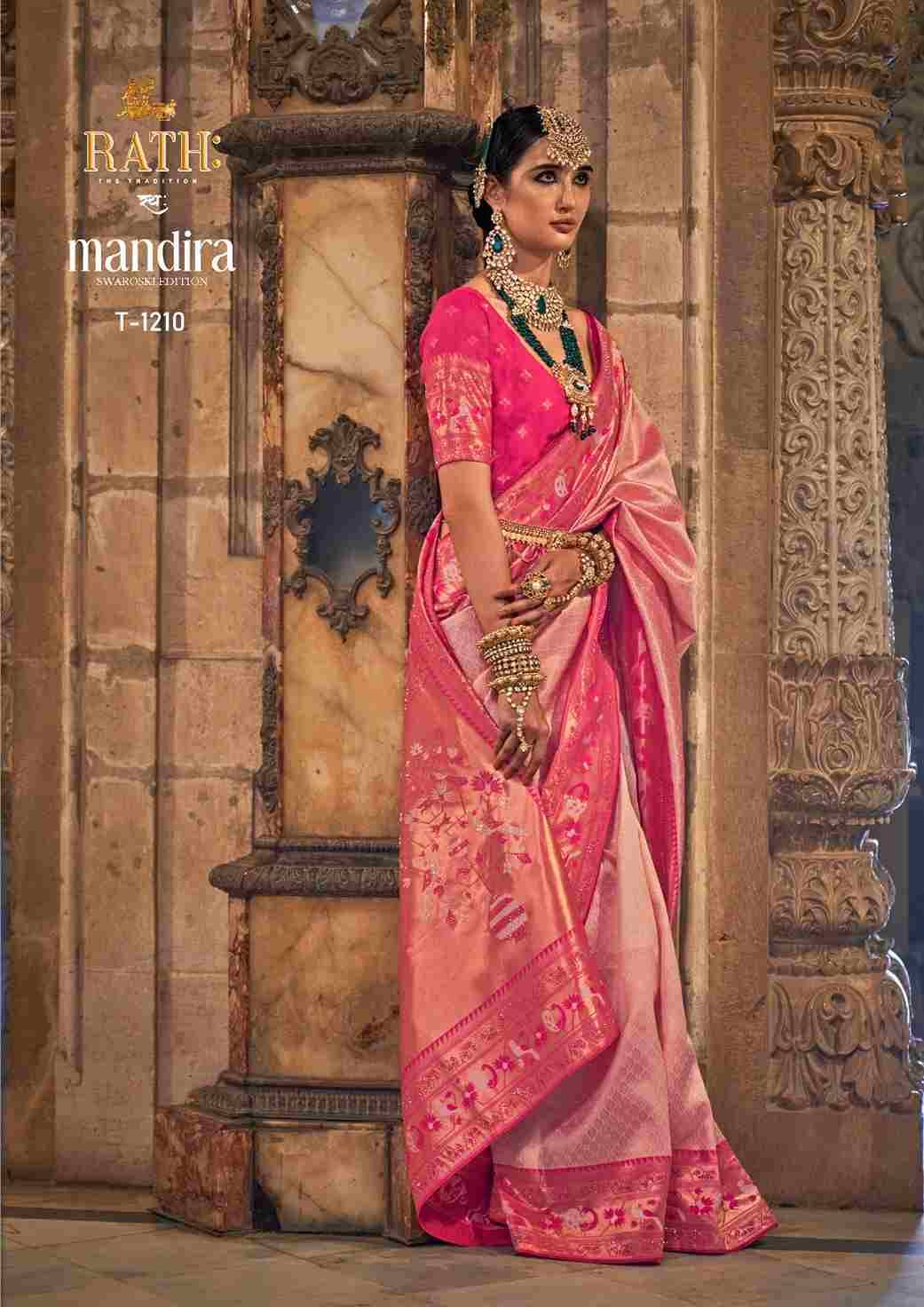 Mandira By Rath 1205 To 1213 Series Indian Traditional Wear Collection Beautiful Stylish Fancy Colorful Party Wear & Occasional Wear Patola Silk Sarees At Wholesale Price