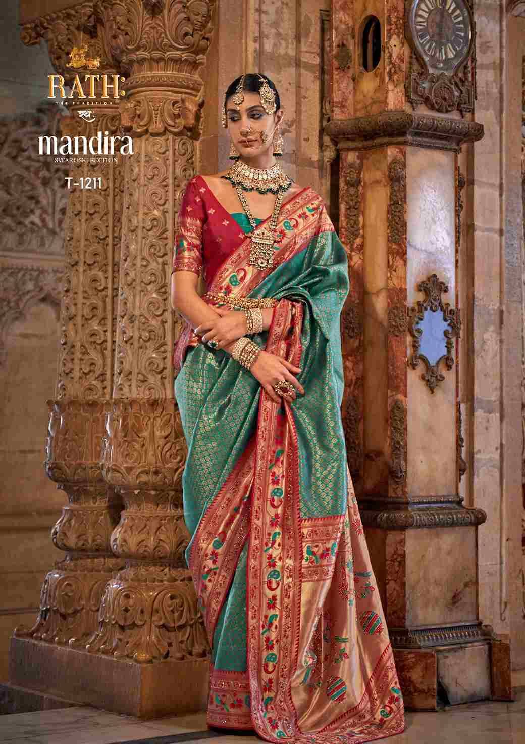 Mandira By Rath 1205 To 1213 Series Indian Traditional Wear Collection Beautiful Stylish Fancy Colorful Party Wear & Occasional Wear Patola Silk Sarees At Wholesale Price