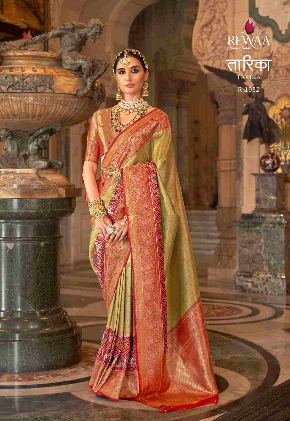 Tarika By Rewaa 1025 To 1033 Series Indian Traditional Wear Collection Beautiful Stylish Fancy Colorful Party Wear & Occasional Wear Banarasi Silk Sarees At Wholesale Price