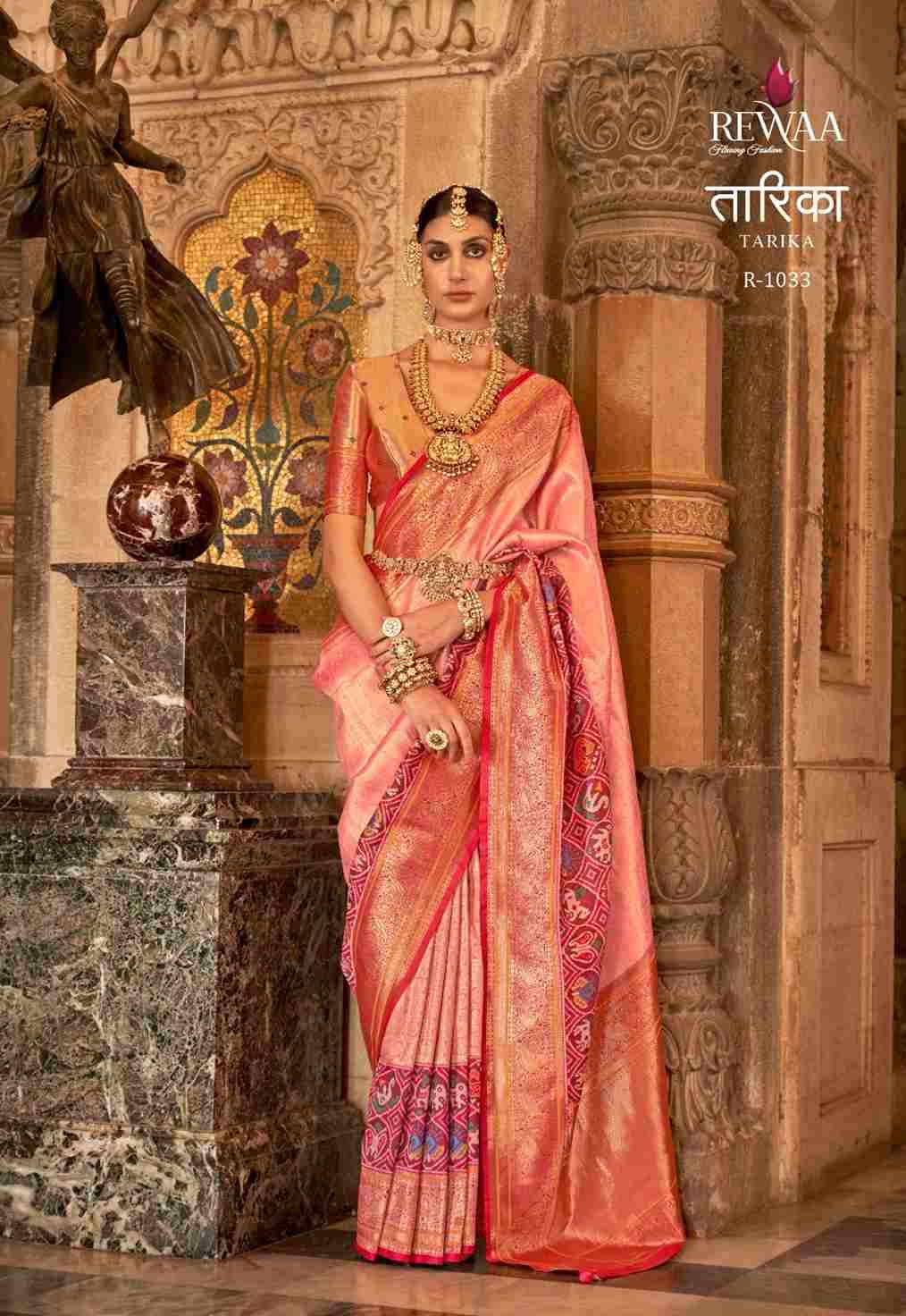 Tarika By Rewaa 1025 To 1033 Series Indian Traditional Wear Collection Beautiful Stylish Fancy Colorful Party Wear & Occasional Wear Banarasi Silk Sarees At Wholesale Price