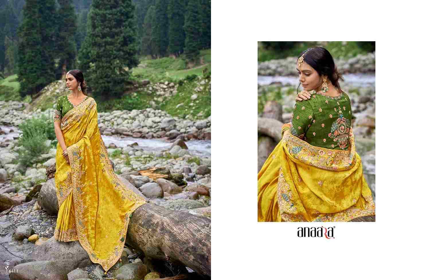 Anaara 6401 Series By Tathastu 6401 To 6411 Series Indian Traditional Wear Collection Beautiful Stylish Fancy Colorful Party Wear & Occasional Wear Silk Sarees At Wholesale Price