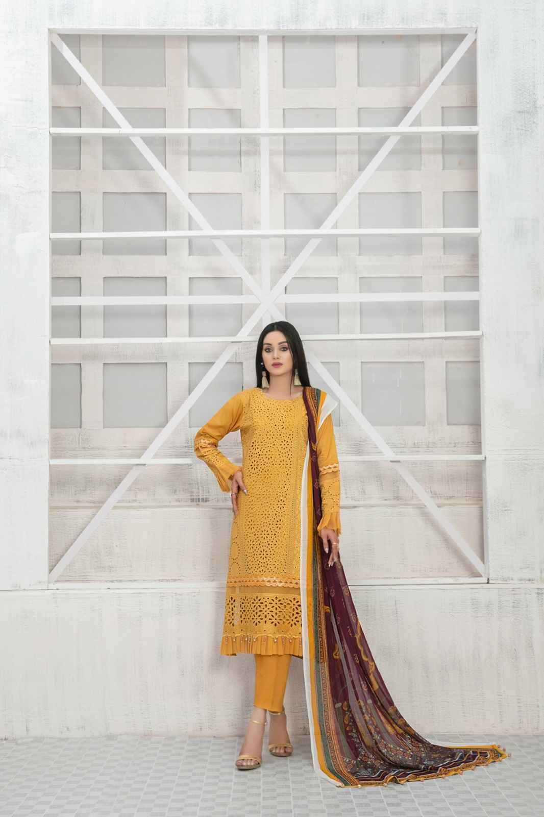 Ht-110 By Fashid Wholesale Beautiful Pakistani Suits Colorful Stylish Fancy Casual Wear & Ethnic Wear Heavy Cotton Dresses At Wholesale Price