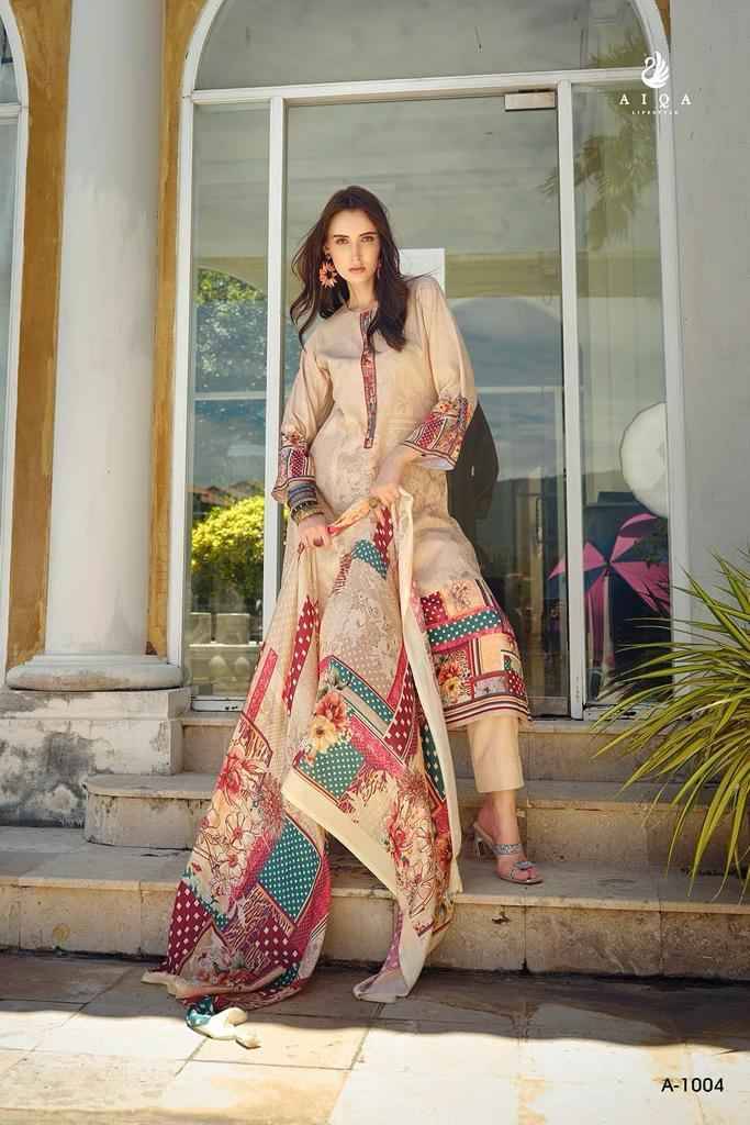 Fasurd By Aiqa 1001 To 1008 Series Beautiful Festive Suits Colorful Stylish Fancy Casual Wear & Ethnic Wear Pure Pashmina With Work Dresses At Wholesale Price