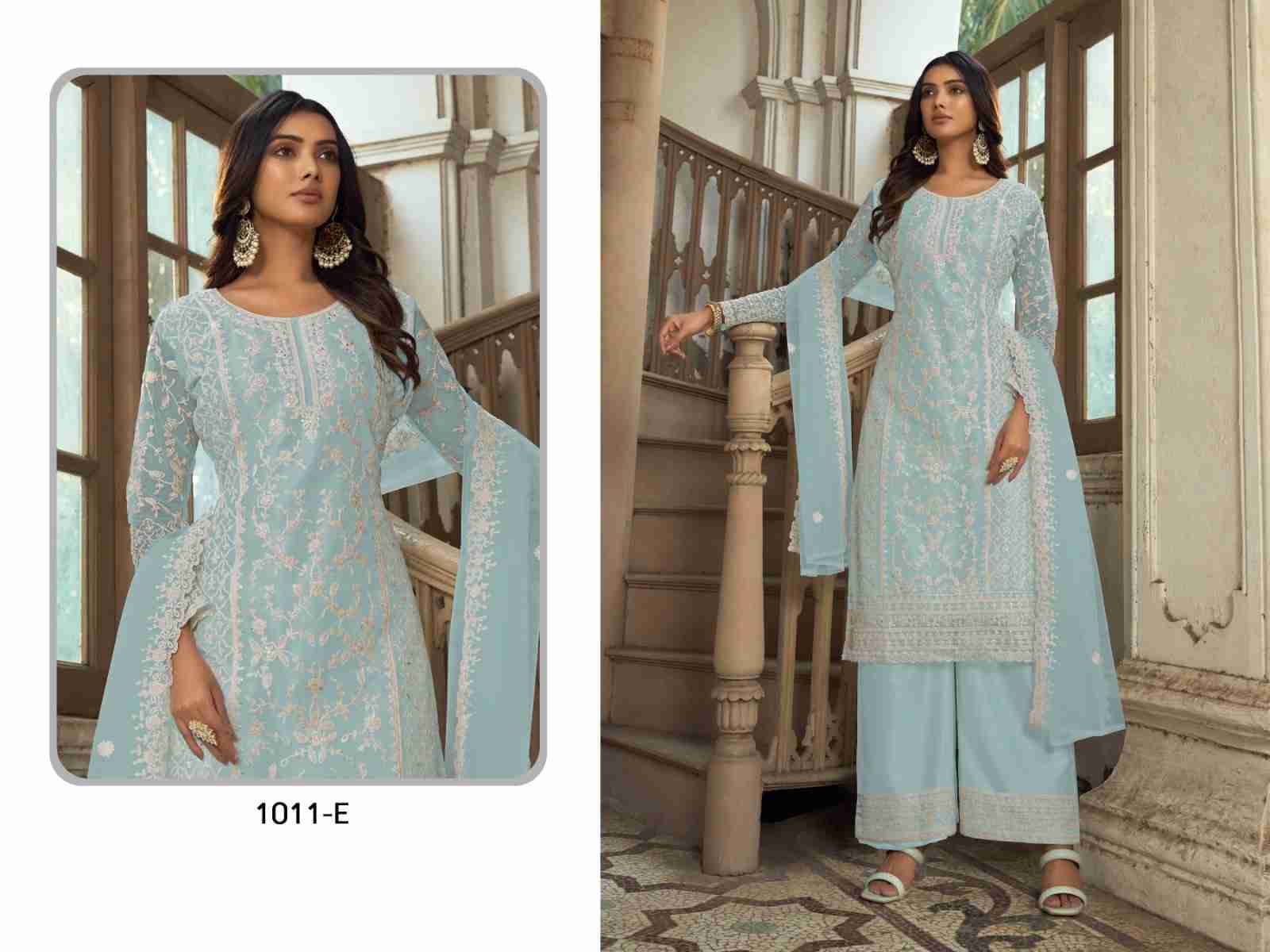 Khwaab 1011 Colours By Sabah 1011-A To 1011-O Series Beautiful Pakistani Suits Colorful Stylish Fancy Casual Wear & Ethnic Wear Heavy Net With Embroidered Dresses At Wholesale Price